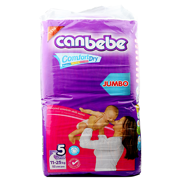 Canbebe Junior Comfort Dry Diapers Pack Of 52