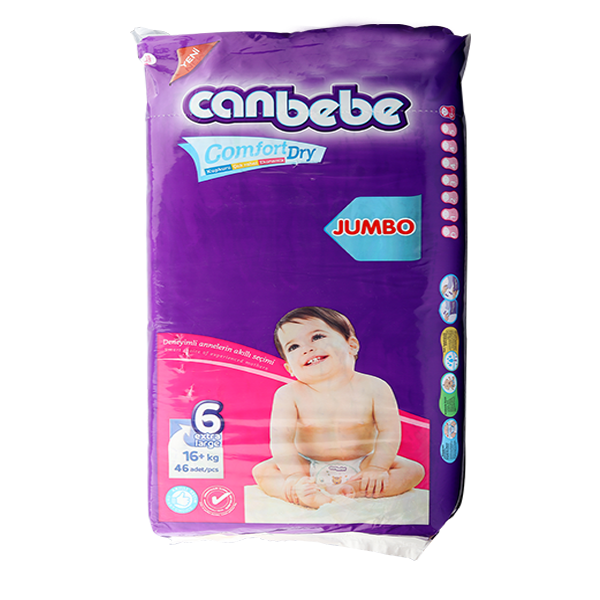 Canbebe Extra Large Comfort Dry Diapers Pack Of 46