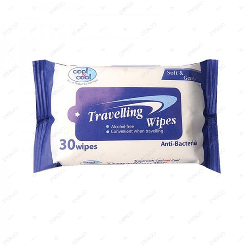 COOL & COOL SENSITIVE WIPES 30 COUNT