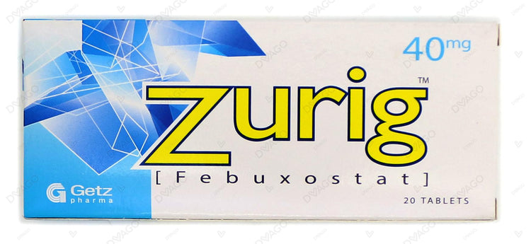 Zurig Tablets 40mg 20's