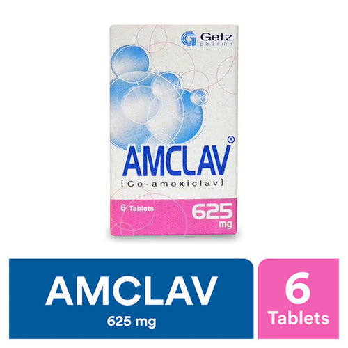 Amclav Tablets 625mg 6's