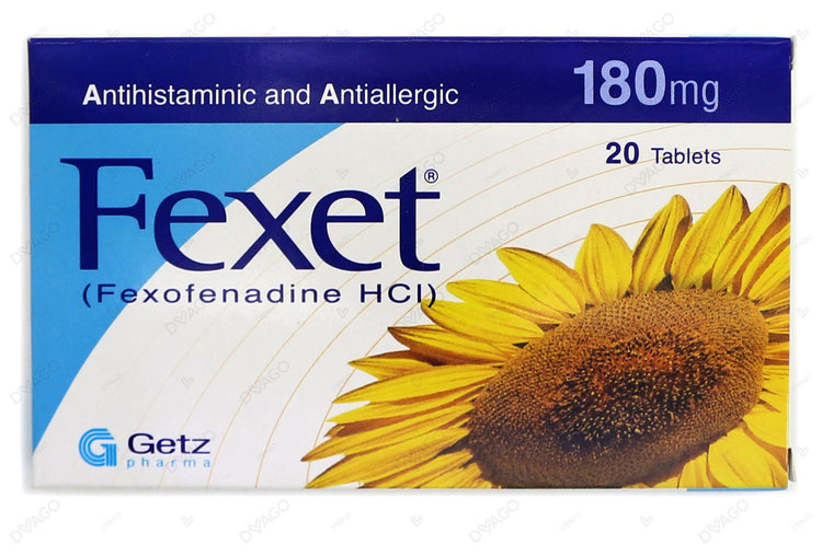 Fexet Tablets 180mg 20's