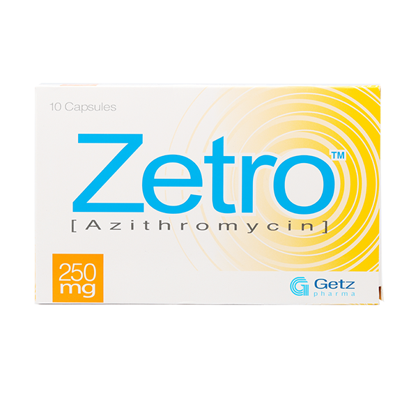 Zetro Capsules 250mg 10's