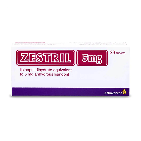 ZESTRIL TAB 5 MG 14'S