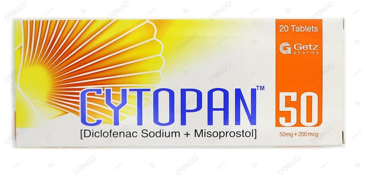 Cytopan Tablets 50mg 20's