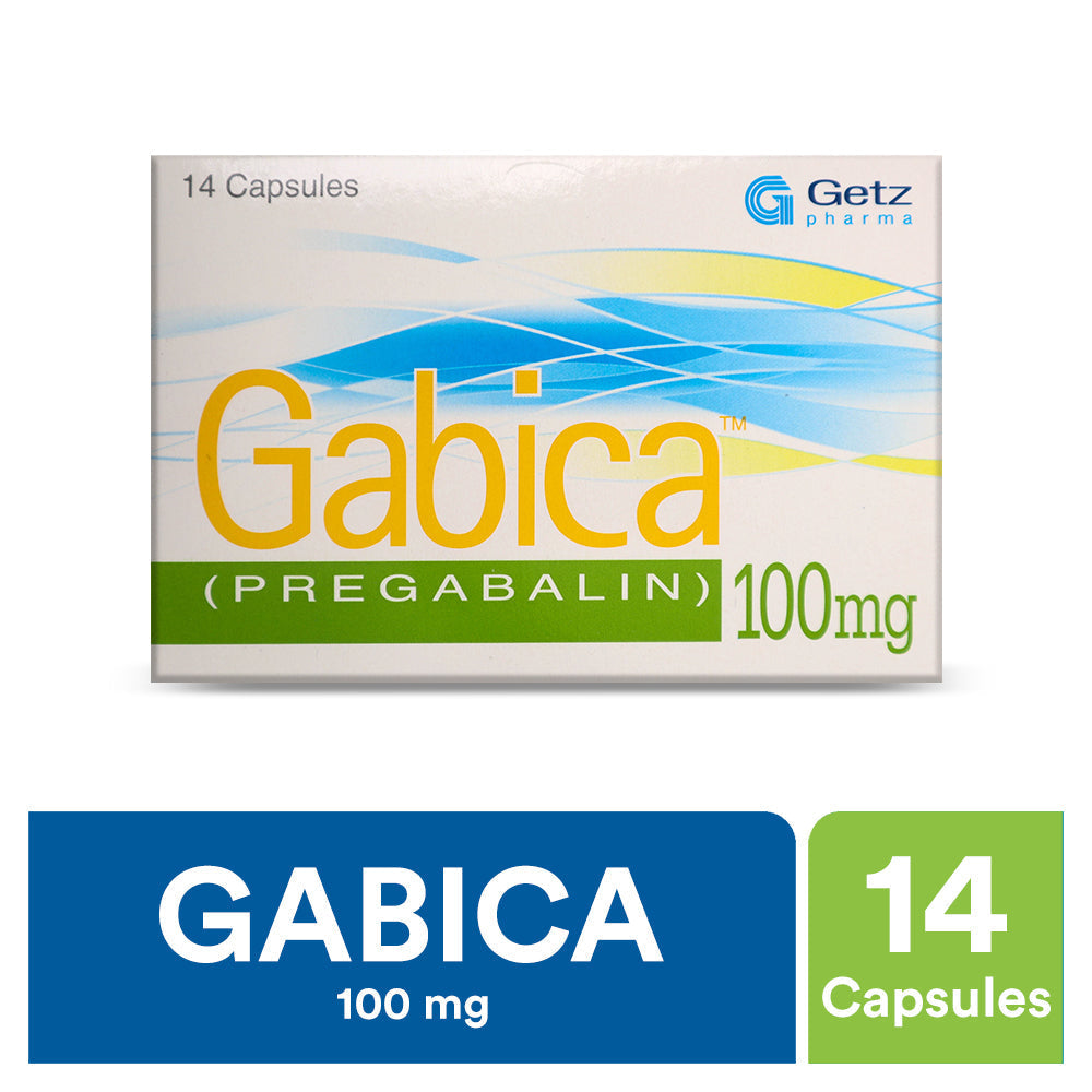Gabica Cap 100 MG 14's