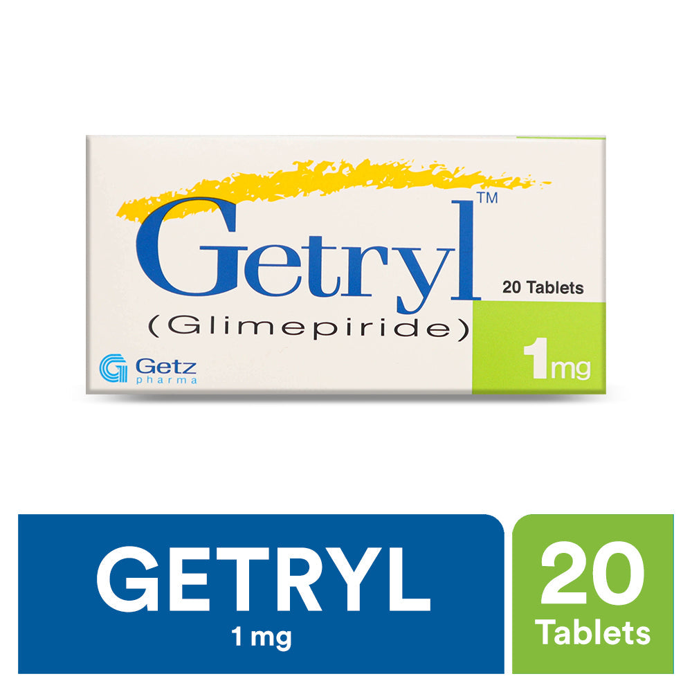 Getryl Tab 1 MG 2x10's