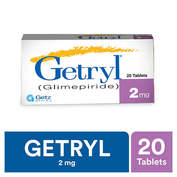 Getryl Tab 2 MG 2x10's