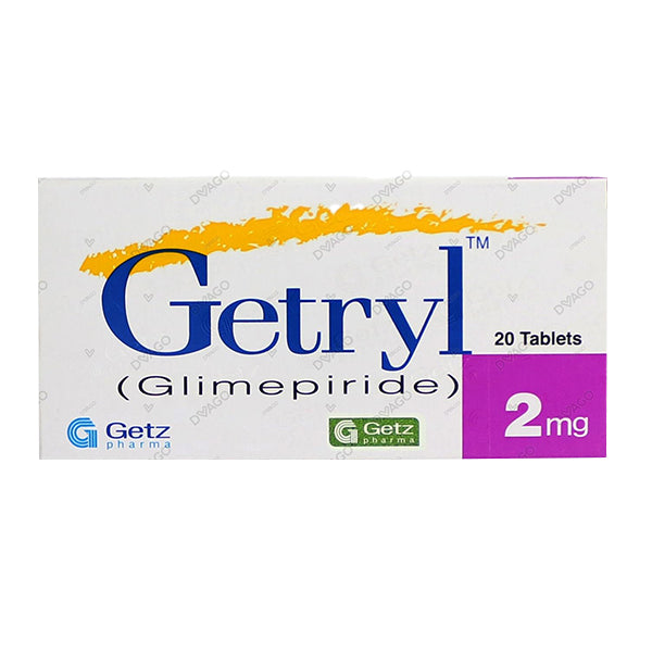 Getryl Tab 2 MG 2x10's