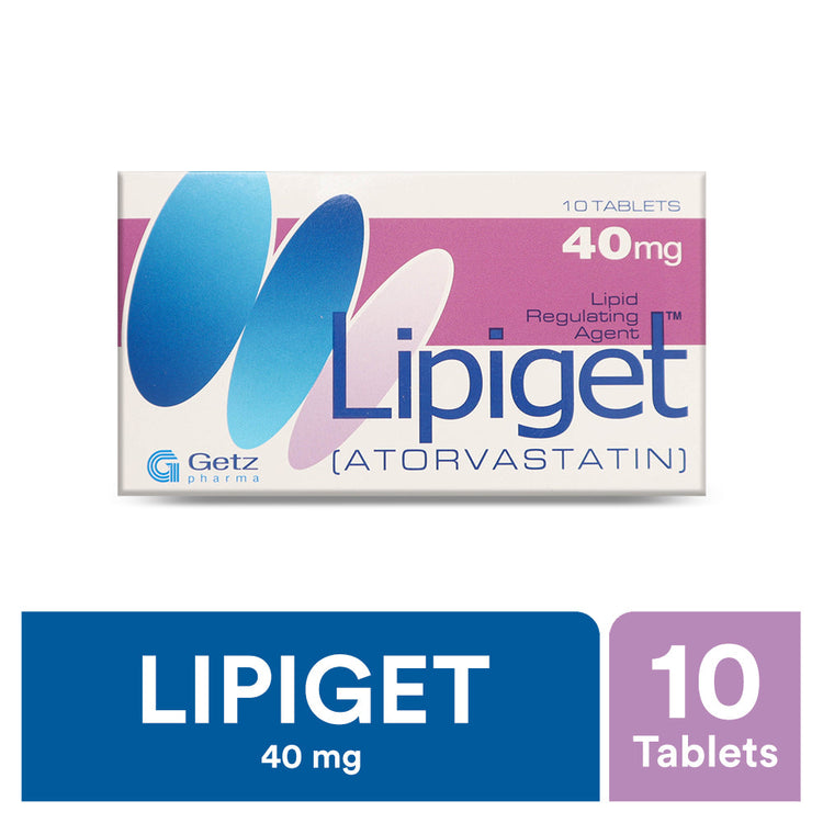 Lipiget Tablets 40mg 10's