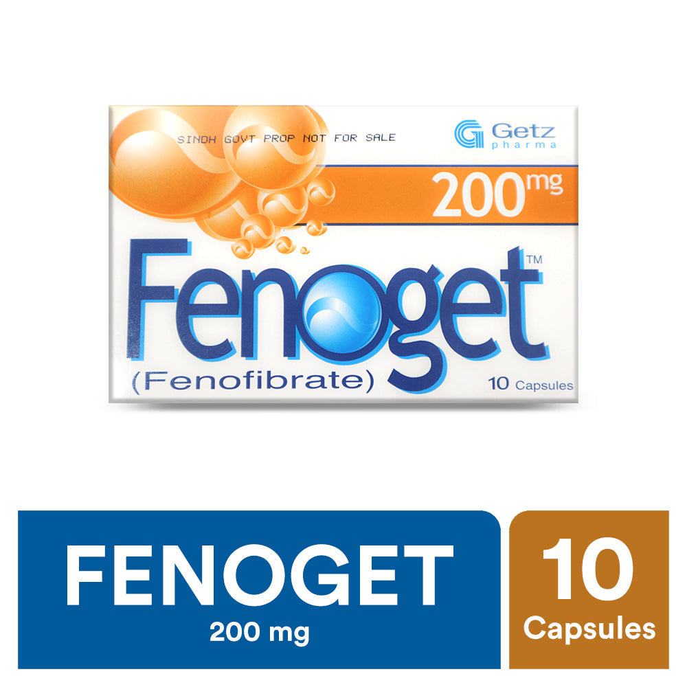 Fenoget Capsules 200mg 10's