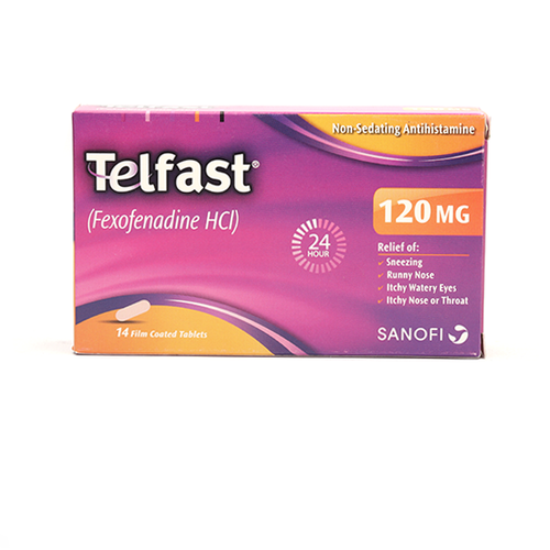 Telfast Tablets 120mg 14's