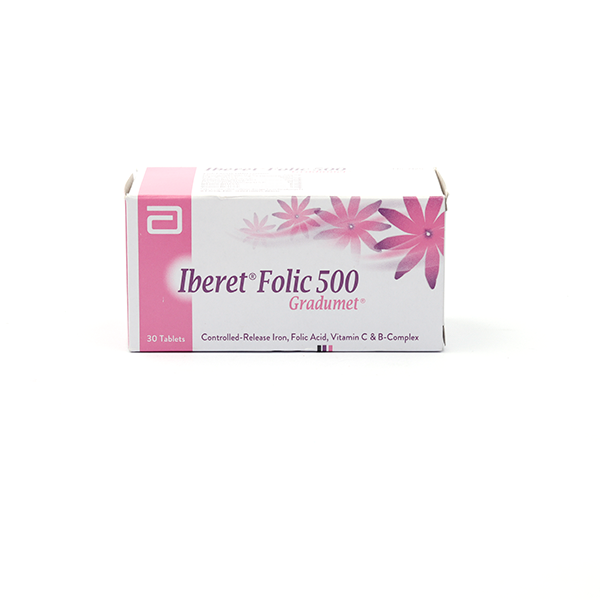 IBERET FOLIC-500 GRAD TAB 30'S