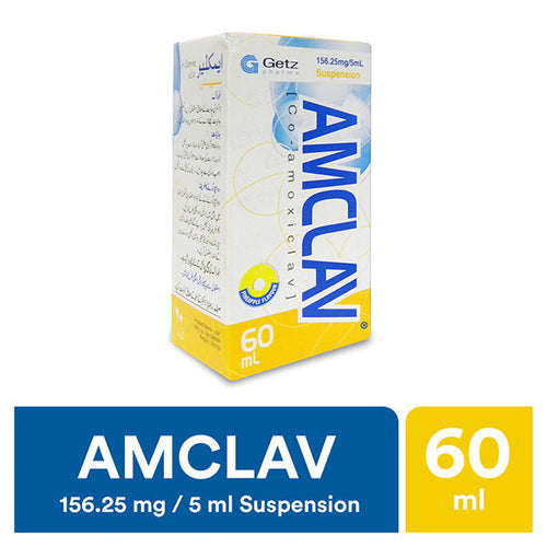 Amclav Suspension 156.25mg 60ml