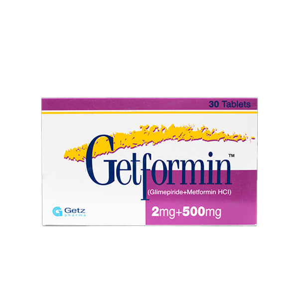 Getformin Tab 2/500 MG 30's