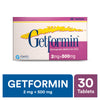 Getformin Tab 2/500 MG 30's