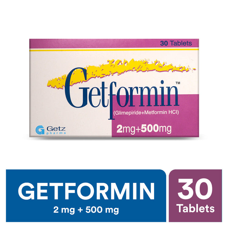 Getformin Tab 2/500 MG 30's