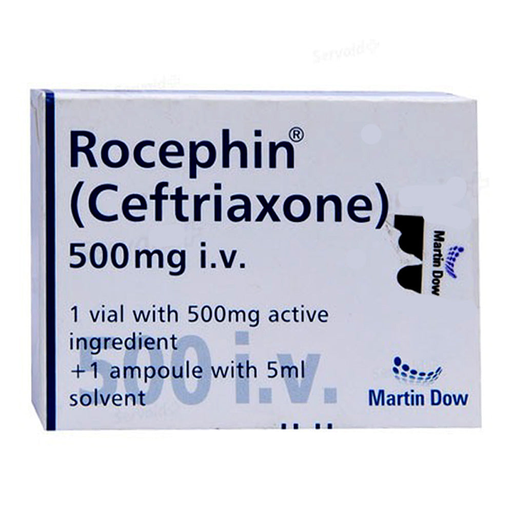 Rocephin Injection Iv 500mg 1 Vial