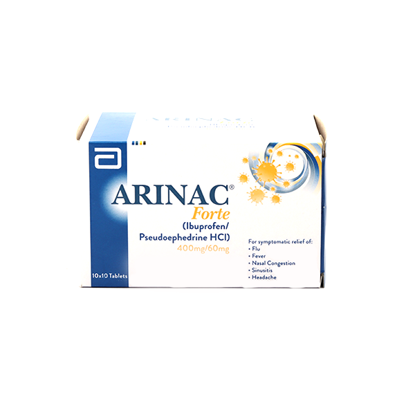 Arinac Tab Forte 400 MG 10x10's