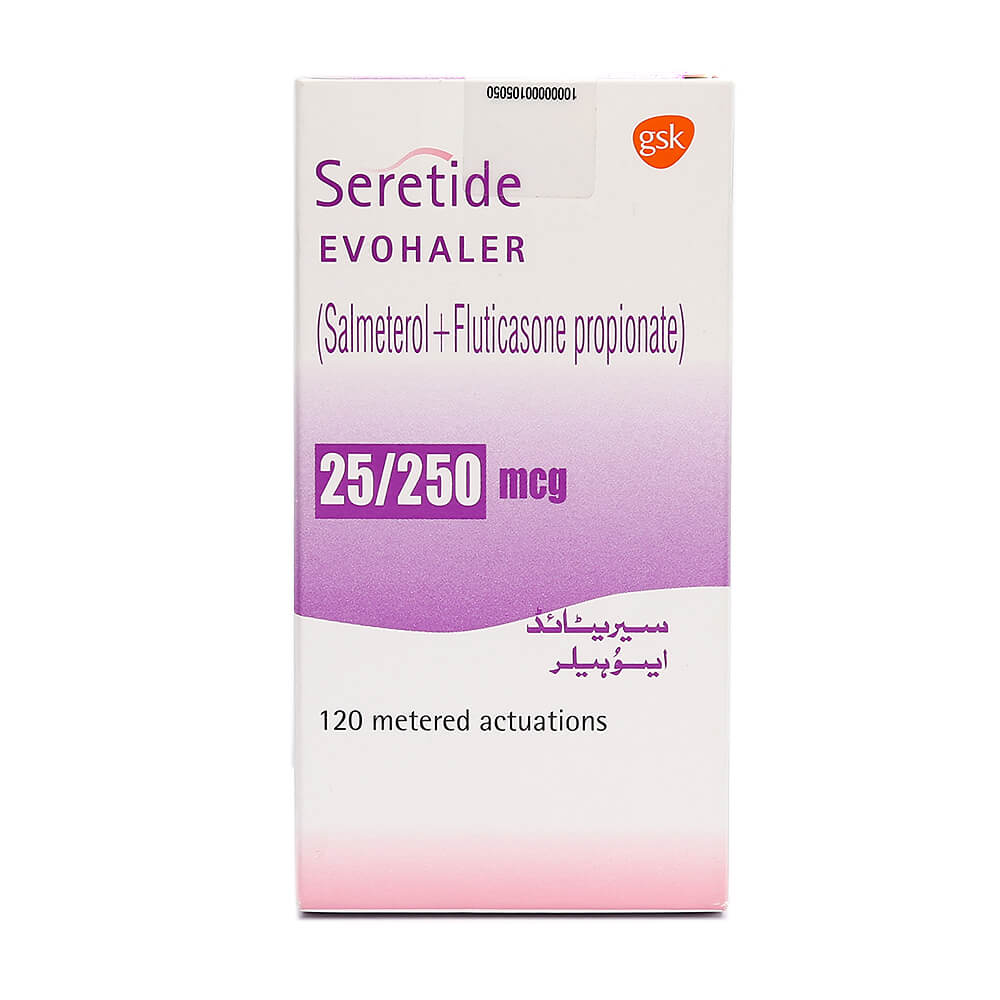 Seretide Evohaler Inhaler 25/250