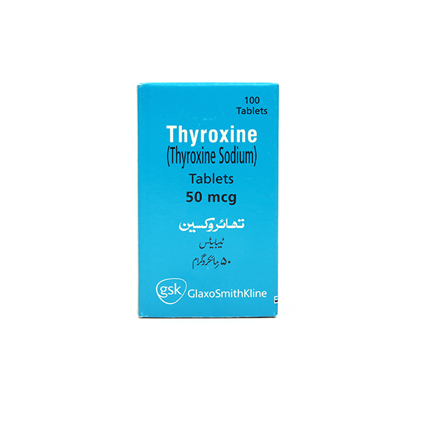 Thyroxine Tablets 50mcg 100's