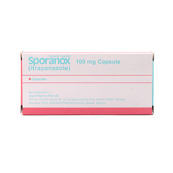 SPORANOX CAP 100 MG 4'S