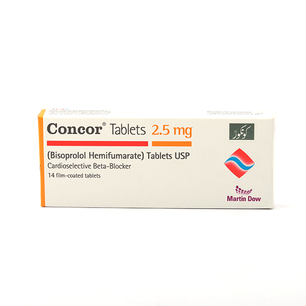 Concor Tab 2.5 MG 14's