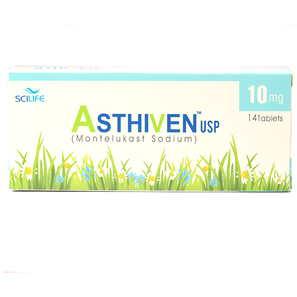 Asthiven 10mg Tablets 14's