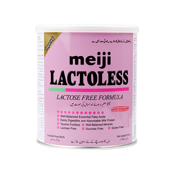 Meiji Lactoless Powdered Milk 350G