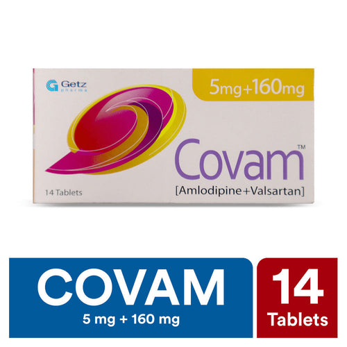 Covam 5mg+160mg Tab