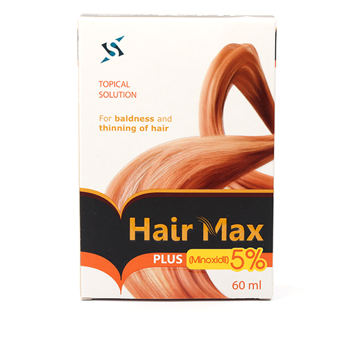 HAIR MAX PLUS 5% 60ML SOL 1'S