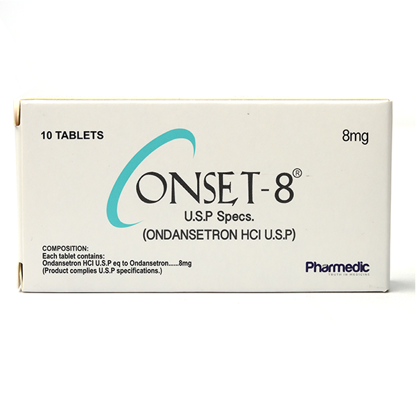 Onset 8mg Tablets 10's