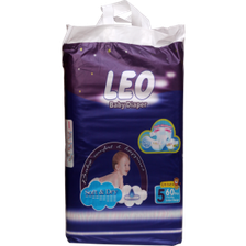 LEO BABY DIAPERS MEGA PACK EXTRA LARGE 60S