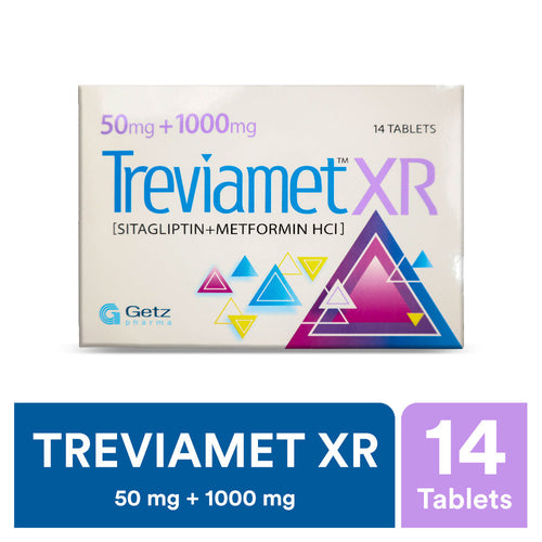 Treviamet Xr 50/1000mg 14's