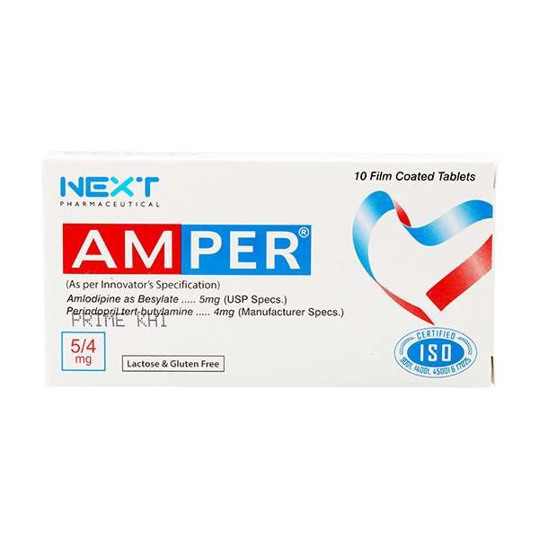 Amper 5/4mg Tablet 10's