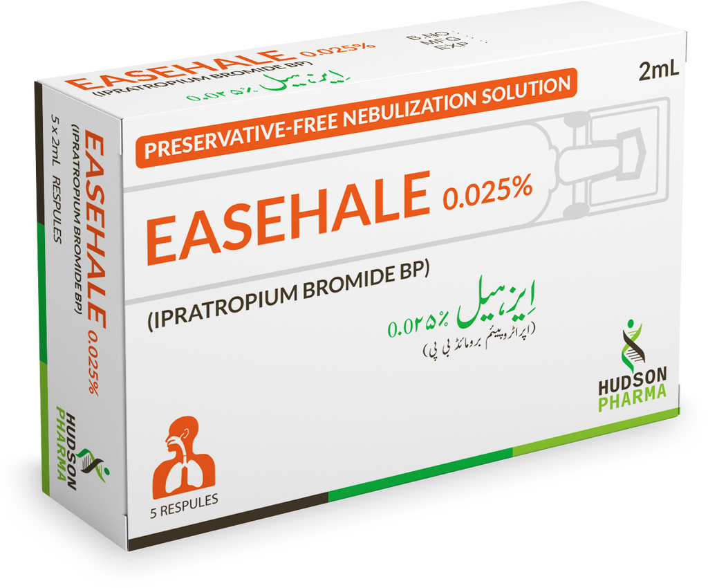 Easehale 0.025% 2ml Rspls 5's