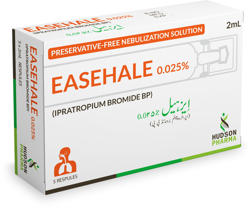 Easehale 0.025% 2ml Rspls 5's