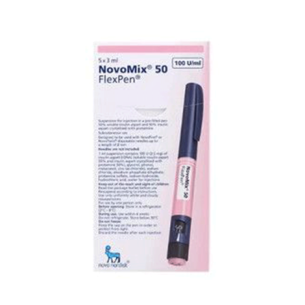 Novomix 50 Flexpen 3ml 5's