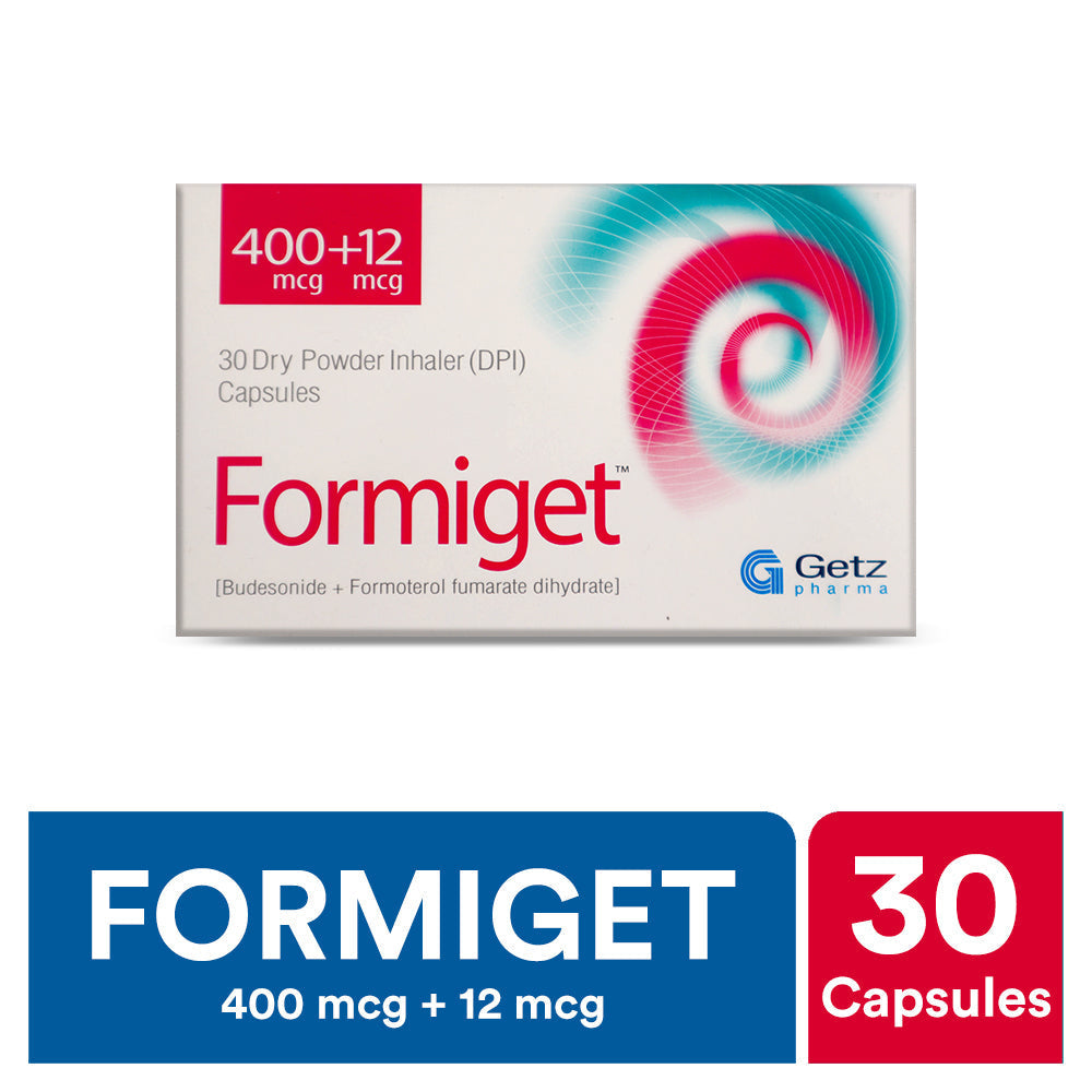 Formiget 400+12mcg Capsules 30's