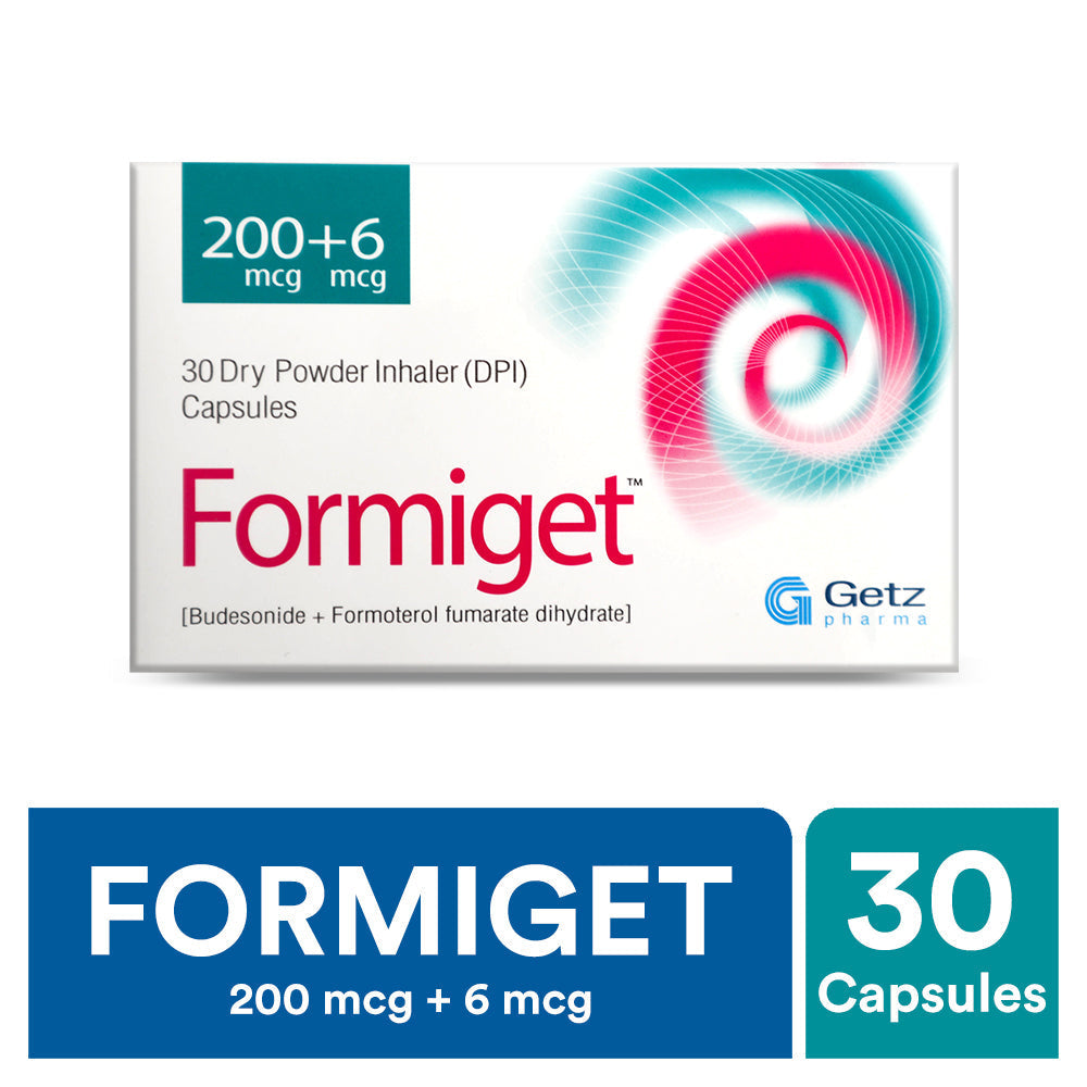 Formiget 200+6mcg Capsules 30's