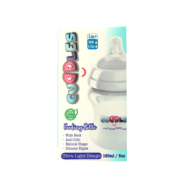 Cuddles Wide Neck Feeder 150ml