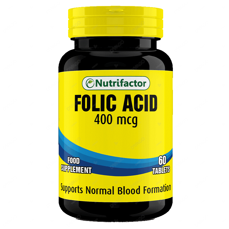 NUTRIFACTOR FOLIC ACID 60 Tablets