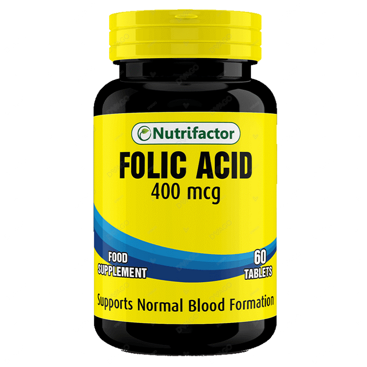 NUTRIFACTOR FOLIC ACID 60 Tablets