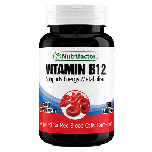 NUTRIFACTOR VITAMIN B 12 60 Tablets