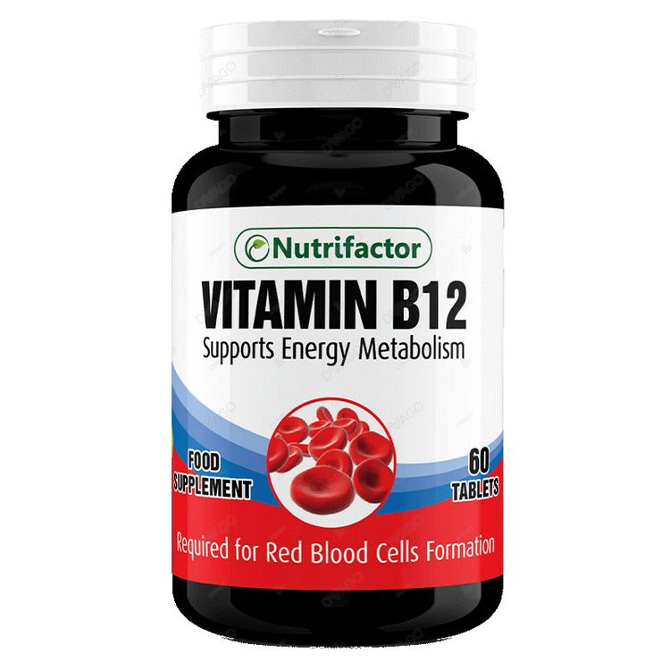 NUTRIFACTOR VITAMIN B 12 60 Tablets