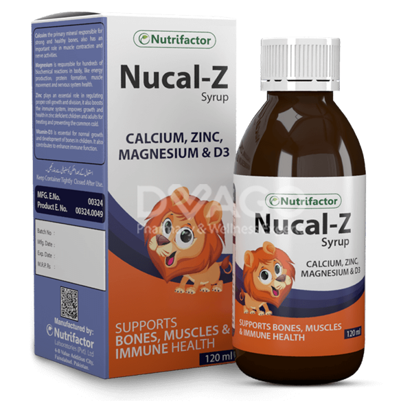 Nutrifactor Nucal Z Syrup 120ml