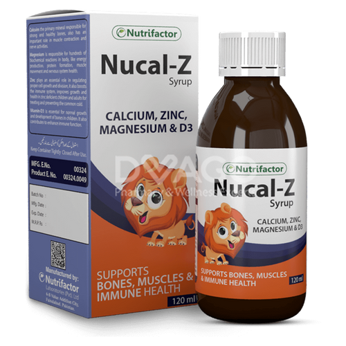 Nutrifactor Nucal Z Syrup 120ml