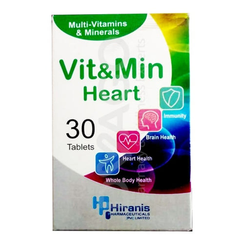 Vit&Min Heart Tablets 30's