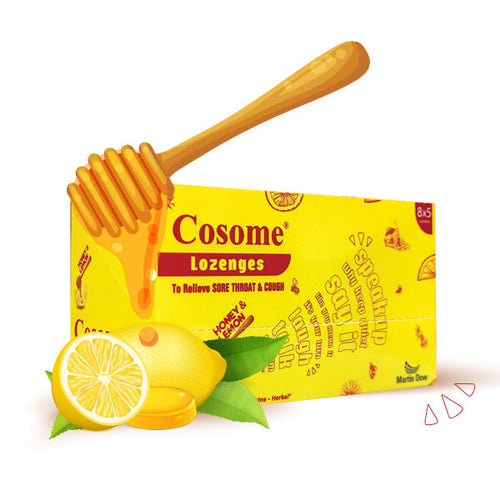 Cosome Lozenges Honey & Lemon 40'S