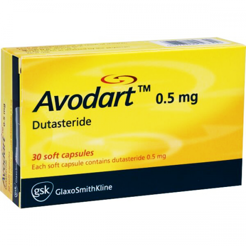 Avodart Capsules 0.5mg 30's